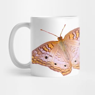 White Peacock Butterfly Mug